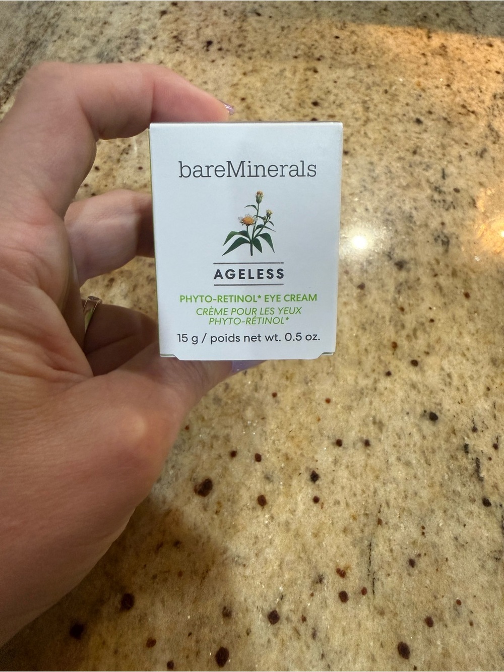 bareMinerals Ageless Eye Cream - White with Green Accents